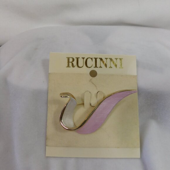 Ladies Rucinni Brooch - Picture 2 of 3
